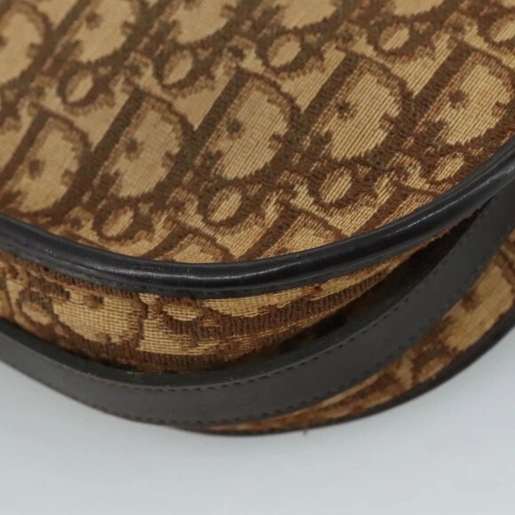Christian Dior Trotter Canvas Shoulder Bag Brown Auth 105487 - Picture 4 of 16